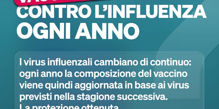 INFLUENZA 2026/2027, AL VIA LA CAMPAGNA VACCINALE IN PUGLIA