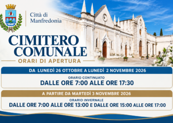COMMEMORAZIONE DEI DEFUNTI: APERTURA CONTINUATA DEL CIMITERO FINO AL 2 NOVEMBRE